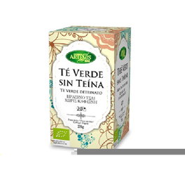 ARTEMIS BIO Thé Vert Sans Théine 20 Filtres