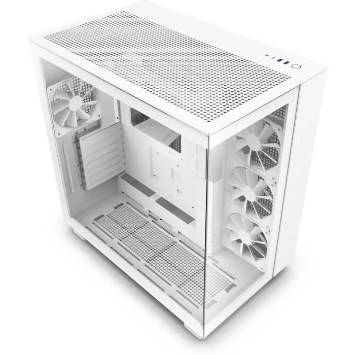 Boîtier ATX semi-tour NZXT H9 All Blanc