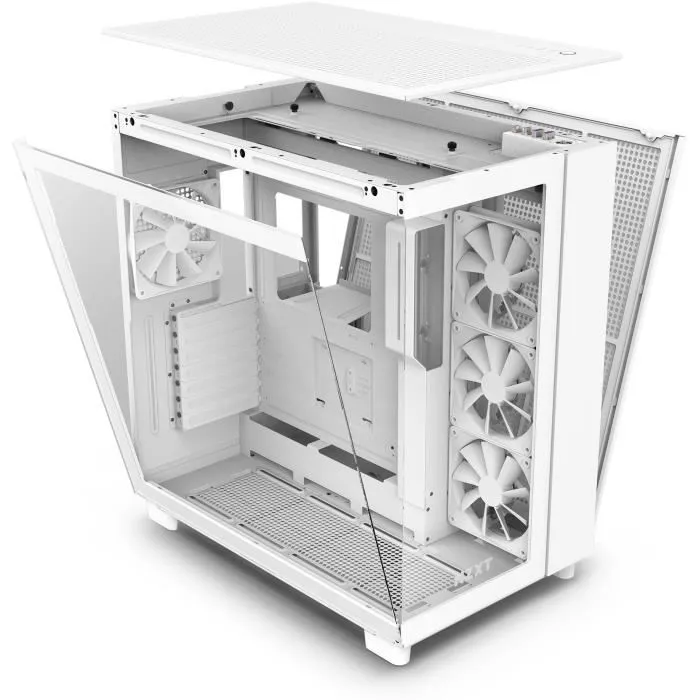 Boîtier ATX semi-tour NZXT H9 All Blanc
