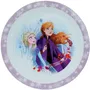 Fun House Lot Vaisselle Disney Reine des Neiges 006379 - 5 Pièces : Assiette Creuse, Assiette Plate, Mug, Gourde et Gobelet avec Paille - Lavable Lave-Vaisselle et Micro-Ondes