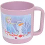 Fun House Lot Vaisselle Disney Reine des Neiges 006379 - 5 Pièces : Assiette Creuse, Assiette Plate, Mug, Gourde et Gobelet avec Paille - Lavable Lave-Vaisselle et Micro-Ondes