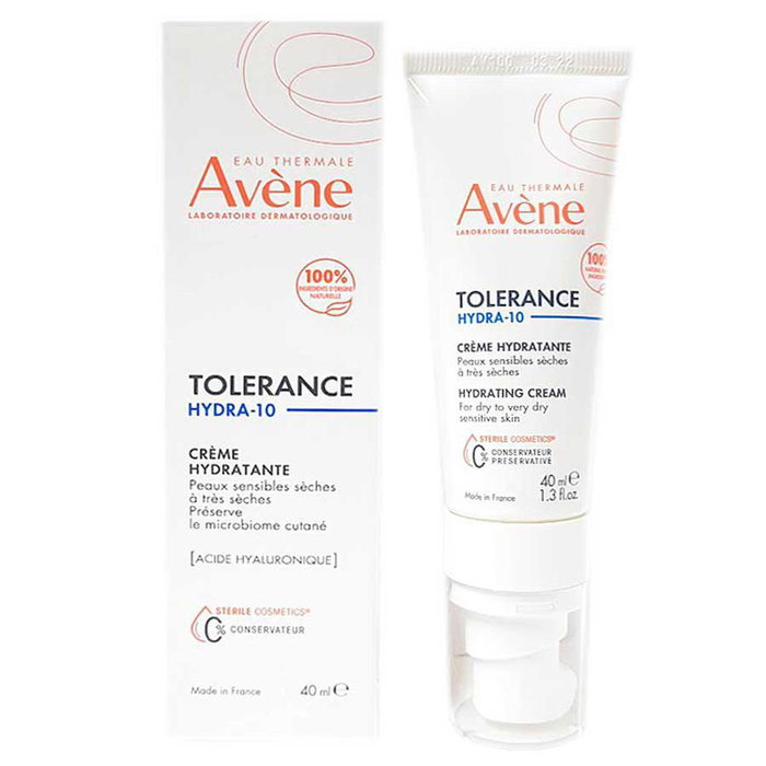 Avène TOLERANCE HYDRA-10 Crème Hydratante 100% Naturelle 40 ml