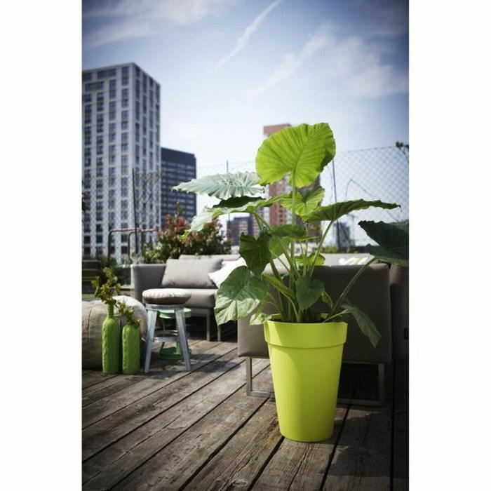 ELHO Pot de fleurs Loft Urban Rond Gris anthracite