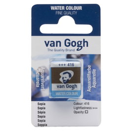 Van Gogh Aquarelle Pastille Sepia