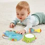 VTech Coffret P'tit Musicien - Mes Premiers Instruments - 3 Instruments Électroniques pour Bébé (Piano, Tambourin, Maraca) - Thème Marin - Apprentissage Musical et Sensoriel