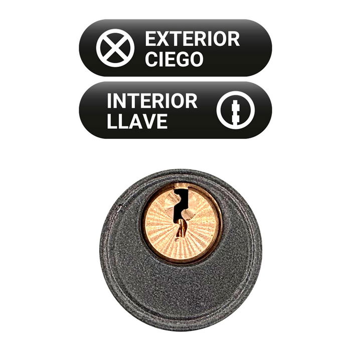 Serrure de sécurité Micel crr14 86l/50 mm Acier Gris 50 mm Recouvrir