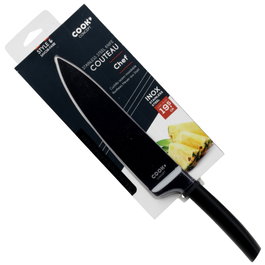 Cook Concept Couteau de Chef Noir Lame 19,5 cm