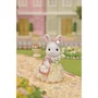 Sylvanian Families 5647 - Figurine miniature La Valisette de mode avec Grande Soeur Lapin Neige, 11 accessoires de bijoux, étagère de rangement, pour enfant à partir de 3 ans