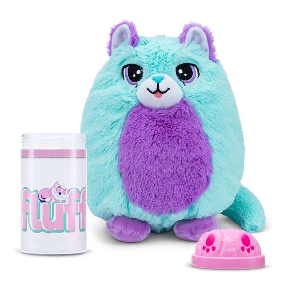 Bizak - Peluche Gatos Mimimiau 24 cm, chat peluche interactif qui adore se faufiler partout - Modèles assortis