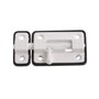 Wolfpack Pasador Base Plástico 50mm Blanco