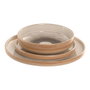 Home ESPRIT Assiettes ESPRIT Beige Grès 18 Pièces