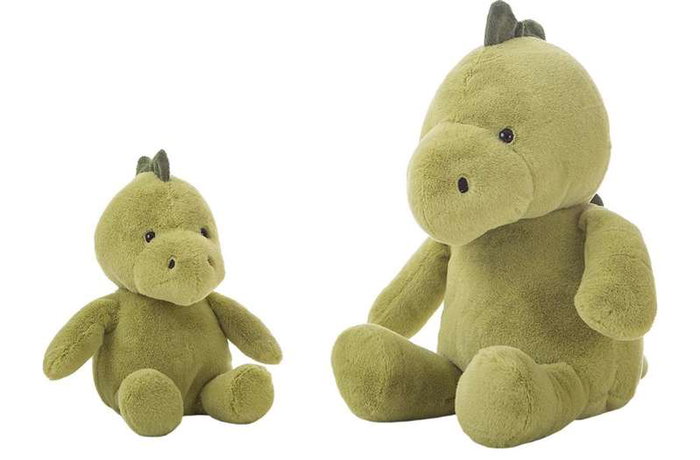 Creaciones Llopis DINO VERDE KAI Peluche Dino Verte 25 cm en Polyester - Dès la Naissance