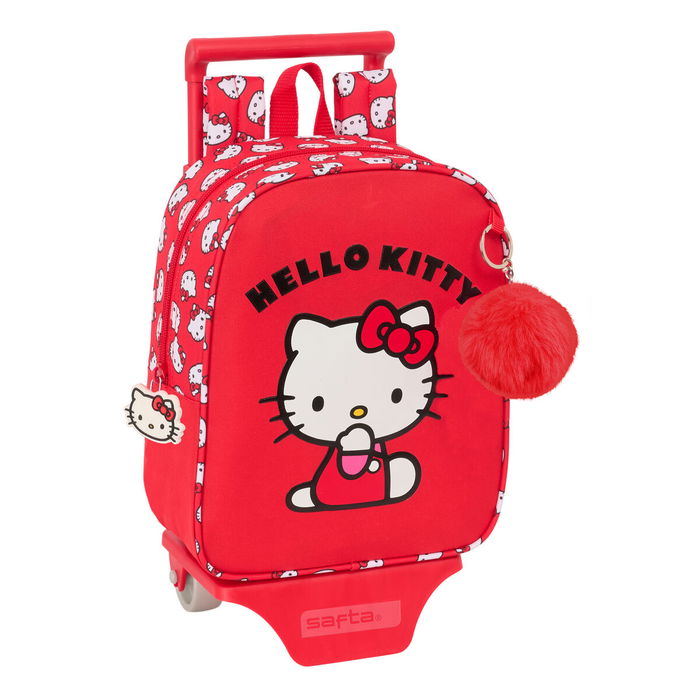 Cartable Hello Kitty Iconic Blanc Rouge 22 x 27 x 10 cm Cartable Hello Kitty Iconic Blanc Rouge 22 x 27 x 10 cm