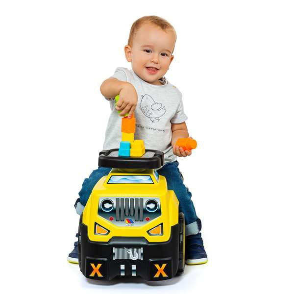 Jeep Correpasillos avec blocs 3x1 pour enfants - 89 cm - Sans montage Jeep Correpasillos avec blocs 3x1 pour enfants - 89 cm - Sans montage