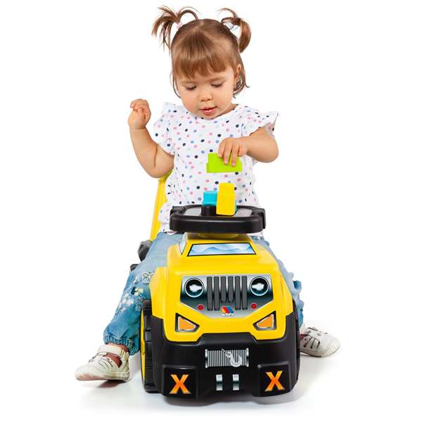 Jeep Correpasillos avec blocs 3x1 pour enfants - 89 cm - Sans montage Jeep Correpasillos avec blocs 3x1 pour enfants - 89 cm - Sans montage