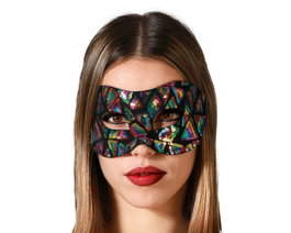 Atosa Masque Vénitien Antifaz Multicolore Femme Adulte