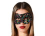 Masque vénitien antiface multicolore pour femme adulte - Décoré de paillettes brillantes pour carnaval, fêtes costumées et soirées à thème