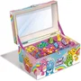 Lisciani Giochi Boîte à bijoux créative Care Bears avec perles et breloques