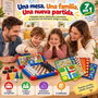 Jugatoys - enfamilia Jeux Classiques magnétiques 7 en 1 avec accessoires