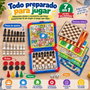 Jugatoys - enfamilia Jeux Classiques magnétiques 7 en 1 avec accessoires