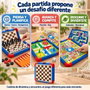 Jugatoys - enfamilia Jeux Classiques magnétiques 7 en 1 avec accessoires