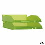 Boite d’archivage Archivo 2000 Vert A4 Feuille Plastique (6 Unités)