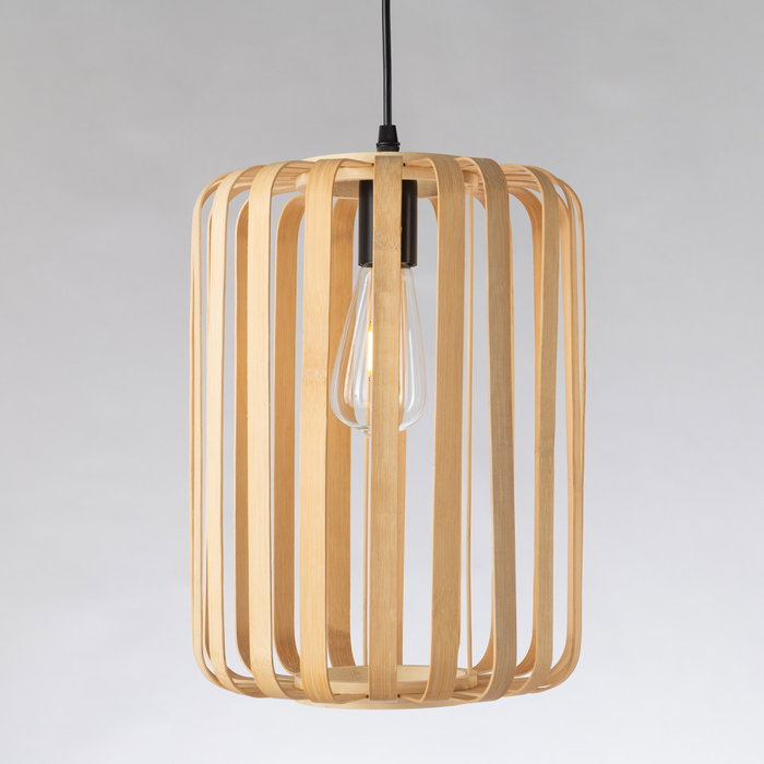 Lampe à suspension Bytom en rotin