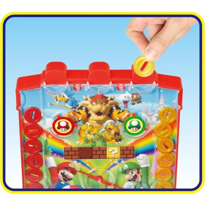 Epoch Games Super Mario Lucky Coin Game - Jeu d'ambiance et d'action pour enfants à partir de 4 ans
