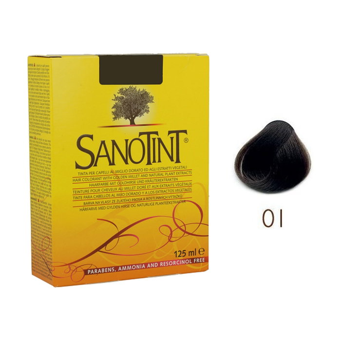 SANOTINT CLASSIC TINTE CAPILAR 01 Negro