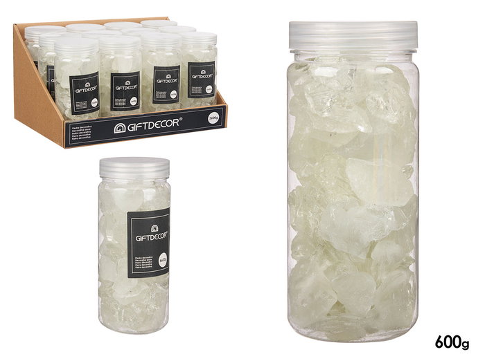 Giftdecor Bote en pierre blanc 600 gr 6.5x15.5x6.5 cm (Set de 12) Giftdecor Bote en pierre blanc 600 gr 6.5x15.5x6.5 cm (Set de 12)
