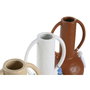 DKD Home Decor Vase Frange Blanc Beige Terre cuite Dolomite (Lot de 3)