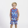 Cerdá Pyjama Court Short-Sleeve Single Jersey Spidey pour Enfant 6 Ans - Modèle Bleu