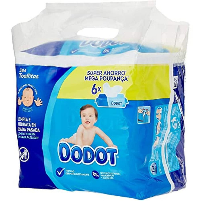 Dodot Lingettes Humides Etapas 384 unités