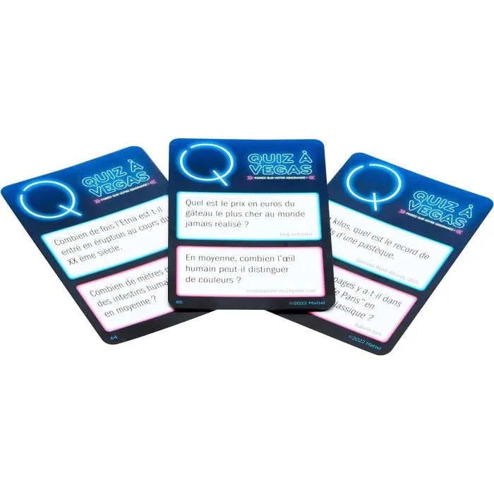 Mattel Games Quiz En Vegas Jeu Familial HNY92