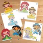Epoch 31606 - Kit de perles Aquabeads Merveilleuses Princesses Disney avec perles étoiles, pour enfants dès 4 ans