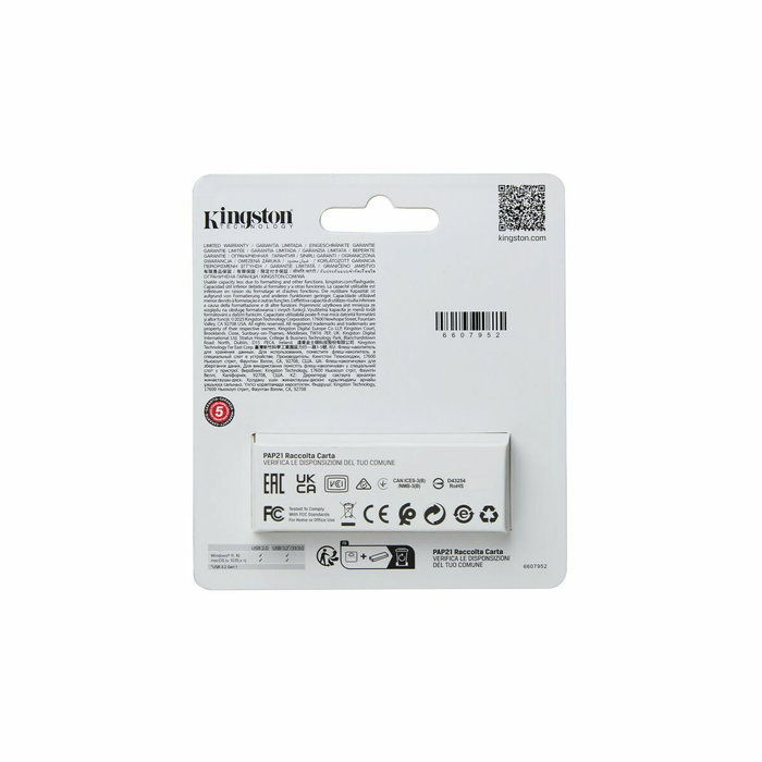 Carte Mémoire Micro SD avec Adaptateur Kingston DTXS/512GB Jaune 512 GB