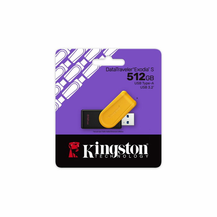 Carte Mémoire Micro SD avec Adaptateur Kingston DTXS/512GB Jaune 512 GB