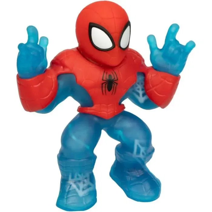 Heroes Of Goo Jit Zu Figurine Marvel Creator Spiderman 11 cm - Crée ton Spiderman Élastique, Inclut Pompes et Ingrédients, Jouet Enfant dès 4 ans
