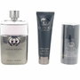 Gucci Guilty Pour Homme Coffret 3 pièces : Eau de Toilette 90ml, Déodorant Stick 75ml, Gel Douche 50ml