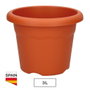 Plastiken Maceta Terra ronde Marron Ø20 cm