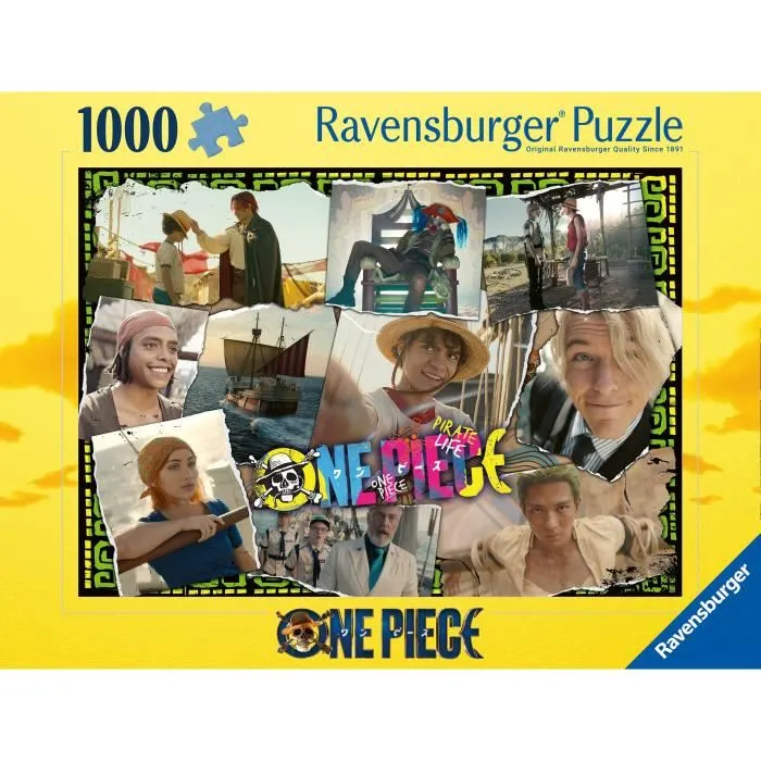 Ravensburger 12001500 - Puzzle 1000 Pièces A la Recherche de One Piece, Puzzle Adulte dès 14 ans