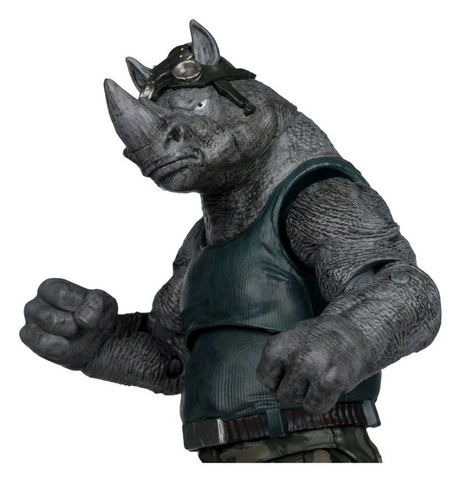 McFarlane Toys Tortues Ninja Page Punchers figurine Rocksteady 17 cm