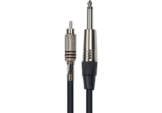 YELLOWCAB Câble RCA Mâle vers Jack 1/4" Mono Mâle 3 mètres YELLOWCAB Câble RCA Mâle vers Jack 1/4" Mono Mâle 3 mètres