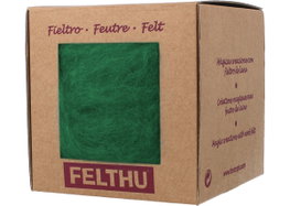 Felthu Feutre de laine vert mer