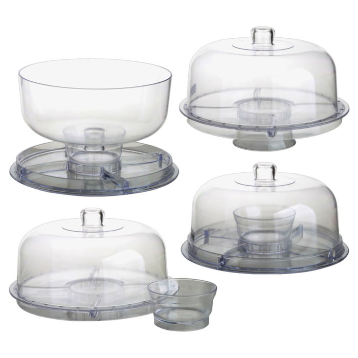 Home Deco Factory Service Polyvalent Pastelera / Chip-Dip 31 cm