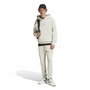 Pantalon de sport long Adidas All Szn French Terry Regular Tapered Blanc Beige Homme