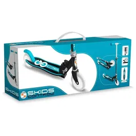 Stamp Trottinette pliable SKIDS CONTROL - Plateau ergonomique antidérapant - Réglable pour enfants - Frein arrière - Sécurisé