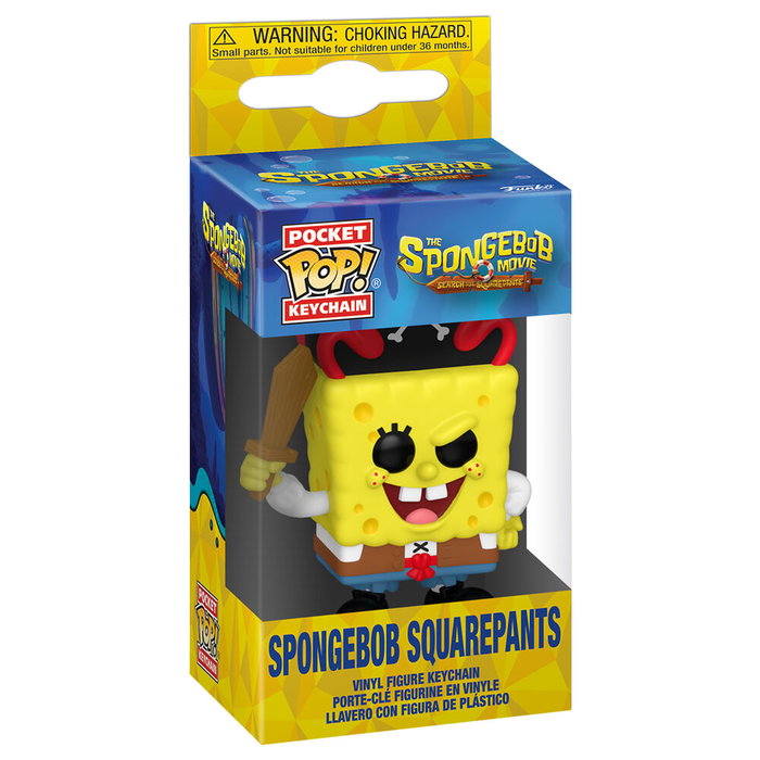 FUNKO Porte-clés Pocket POP! Bob l'éponge Une Nouvelle Aventure Pirata