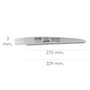SAMURAI Lame de rechange pour scie JS 270 mm