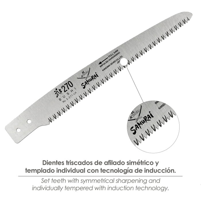 SAMURAI Lame de rechange pour scie JS 270 mm